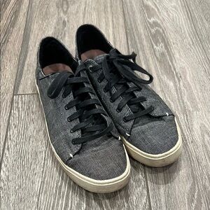 Toms Black/Gray Canvas Sneakers